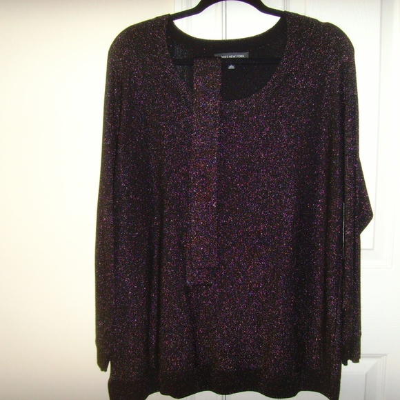 JONES NEW YORK Collection Woman - BRAND NEW! - Black w/Gold Metallic - Picture 1 of 15